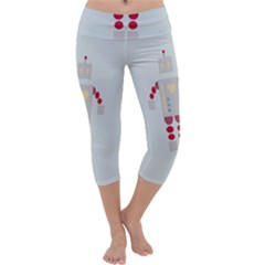 Machine Engine Robot Capri Yoga Leggings by Alisyart