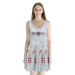 Machine Engine Robot Split Back Mini Dress 