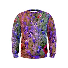Spring Garden Kids  Sweatshirt by CreatedByMeVictoriaB