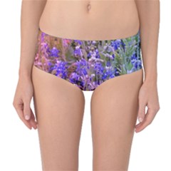 Spring Garden Mid-waist Bikini Bottoms by CreatedByMeVictoriaB