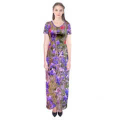 Spring Garden Short Sleeve Maxi Dress by CreatedByMeVictoriaB