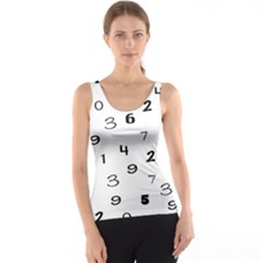 Number Black Tank Top