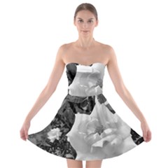 White Rose Strapless Bra Top Dress by CreatedByMeVictoriaB