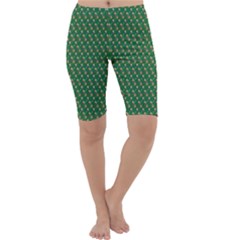 Candy Green Sugar Cropped Leggings 