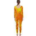 Flowers Floral Design Flora Yellow Long Sleeve Catsuit View2