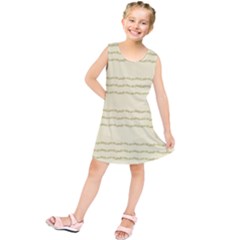 Background Pattern Lines Kids  Tunic Dress