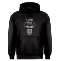 Black Friends Don t Let Friends Drink Beer Alone Men s Pullover Hoodie