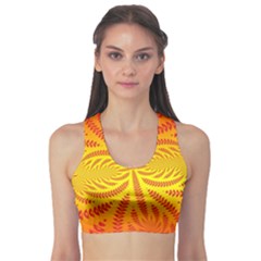 Background Brush Particles Wave Sports Bra by Amaryn4rt