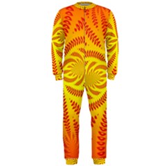 Background Brush Particles Wave Onepiece Jumpsuit (men)  by Amaryn4rt