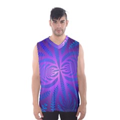 Background Brush Particles Wave Men s Basketball Tank Top