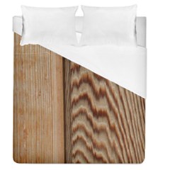 Wood Grain Texture Brown Duvet Cover (Queen Size)