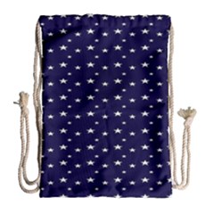 Blue Star Drawstring Bag (Large)