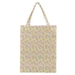 Branch Spring Texture Leaf Fruit Yellow Classic Tote Bag by Alisyart