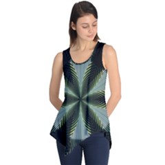 Lines Abstract Background Sleeveless Tunic