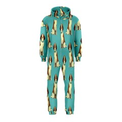 Dog Animal Pattern Hooded Jumpsuit (kids)