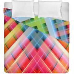 Graphics Colorful Colors Wallpaper Graphic Design Duvet Cover Double Side (King Size)