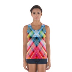 Graphics Colorful Colors Wallpaper Graphic Design Women s Sport Tank Top 