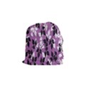 Floral Pattern Background Drawstring Pouches (Small)  View1