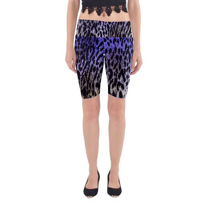 Fabric Animal Motifs Yoga Cropped Leggings