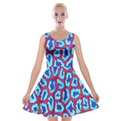 Animal Tissue Velvet Skater Dress