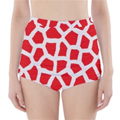 Animal Animalistic Pattern High-waisted Bikini Bottoms by Amaryn4rt