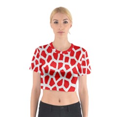 Animal Animalistic Pattern Cotton Crop Top by Amaryn4rt