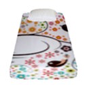 Flower Floral Rose Sunflower Bird Back Color Orange Purple Yellow Red Fitted Sheet (Single Size) View1