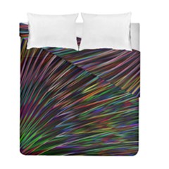 Texture Colorful Abstract Pattern Duvet Cover Double Side (Full/ Double Size)