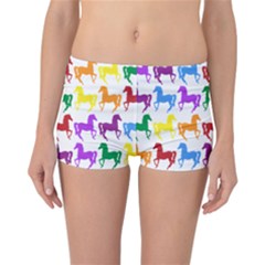 Colorful Horse Background Wallpaper Reversible Bikini Bottoms