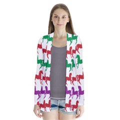 Colorful Horse Background Wallpaper Cardigans