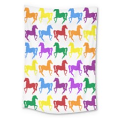 Colorful Horse Background Wallpaper Large Tapestry
