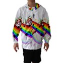 Color Music Notes Hooded Wind Breaker (Kids) View1