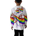 Color Music Notes Hooded Wind Breaker (Kids) View2