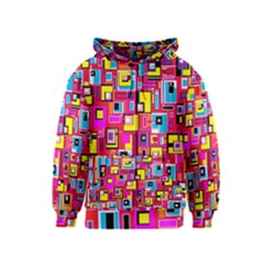 File Digital Disc Red Yellow Rainbow Kids  Zipper Hoodie by Alisyart