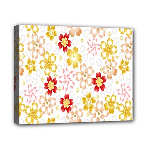 Flower Arrangements Season Rose Gold Canvas 10  X 8 