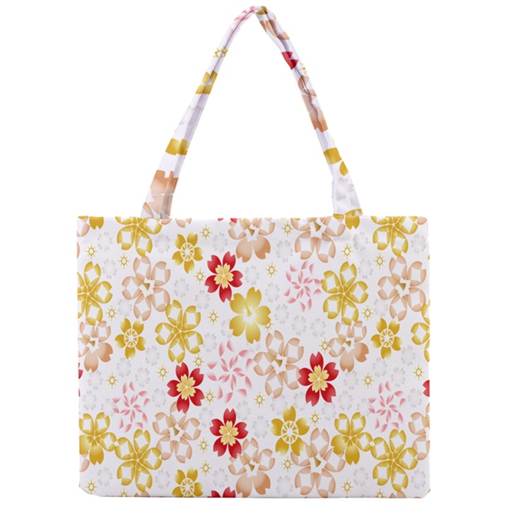 Flower Arrangements Season Rose Gold Mini Tote Bag