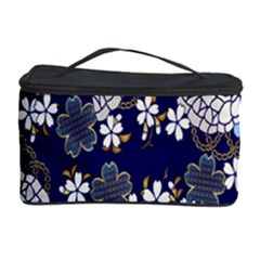 Butterfly Iron Chains Blue Purple Animals White Fly Floral Flower Cosmetic Storage Case