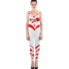 Love Red Hearth OnePiece Catsuit