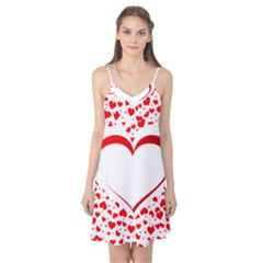 Love Red Hearth Camis Nightgown