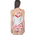 Love Red Hearth One Piece Swimsuit View2