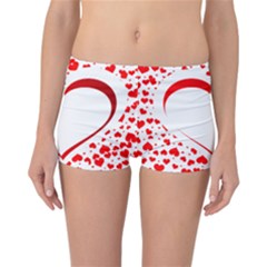 Love Red Hearth Reversible Bikini Bottoms by Amaryn4rt
