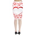 Love Red Hearth Midi Wrap Pencil Skirt View2