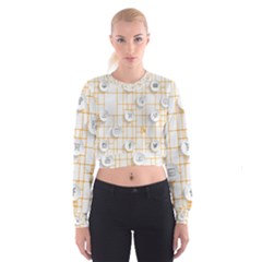 Icon Media Social Network Women s Cropped Sweatshirt by Amaryn4rt