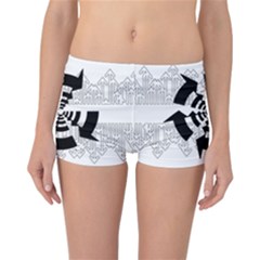 Arrows Top Below Circuit Parts Reversible Bikini Bottoms