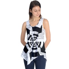 Arrows Top Below Circuit Parts Sleeveless Tunic