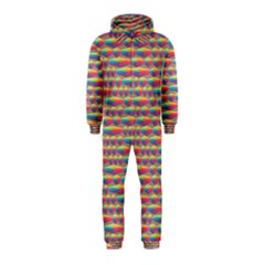 Background Abstract Colorful Hooded Jumpsuit (kids)