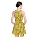 Flower Arrangements Season Gold Reversible Skater Dress View2