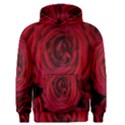 Roses Flowers Red Forest Bloom Men s Pullover Hoodie View1