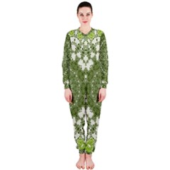 Mandala Center Strength Motivation Onepiece Jumpsuit (ladies)  by Amaryn4rt