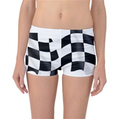 Flag Chess Corse Race Auto Road Reversible Bikini Bottoms by Amaryn4rt